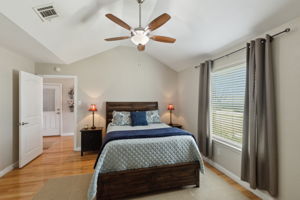 This is another view of the impressive master suite!