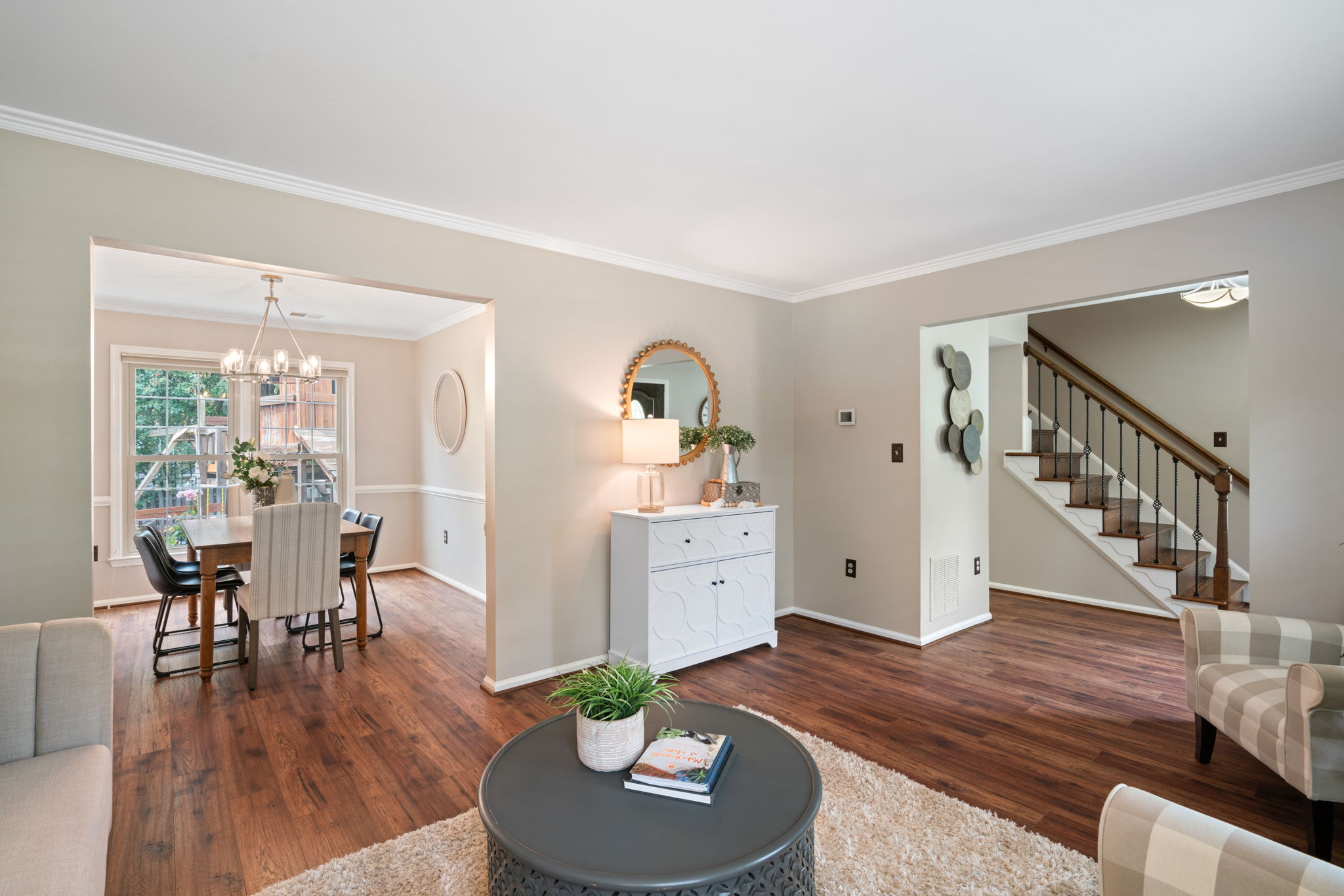 Living Room view towards Dining Room