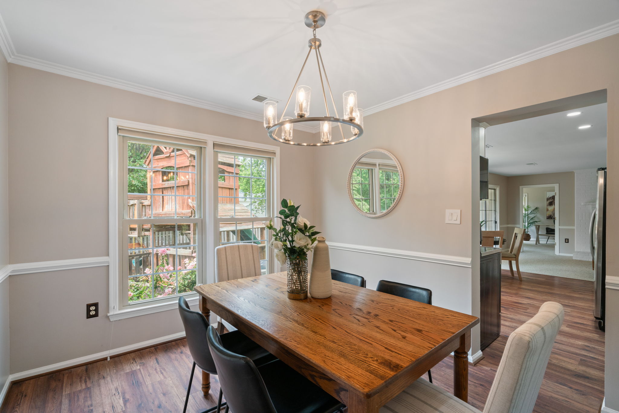 Living Room view towards Dining Room