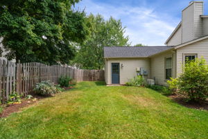 Back Yard w/Access from Garage
