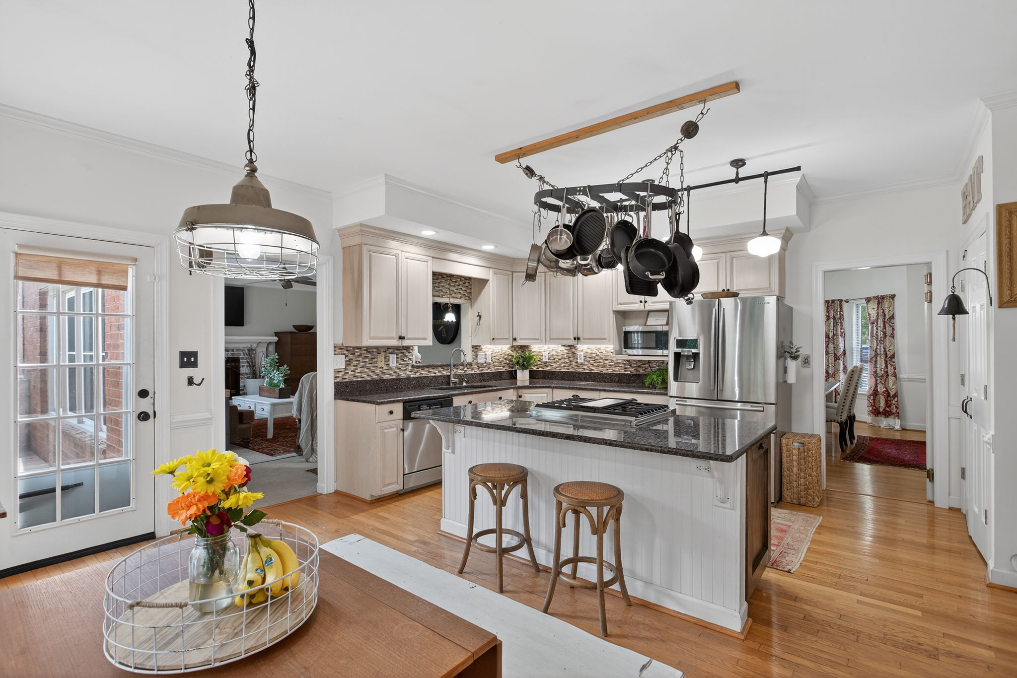 Open layout and seamless connection to rest of home.