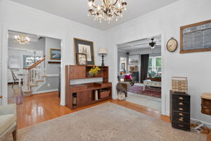 Bright and open living area with flexible layout.
