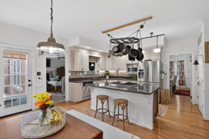 Open layout and seamless connection to rest of home.