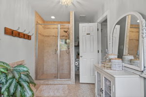 Primary Bathroom- you’ve got it all here!