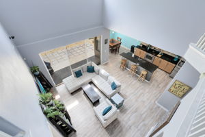 View to Family Room from Second Floor