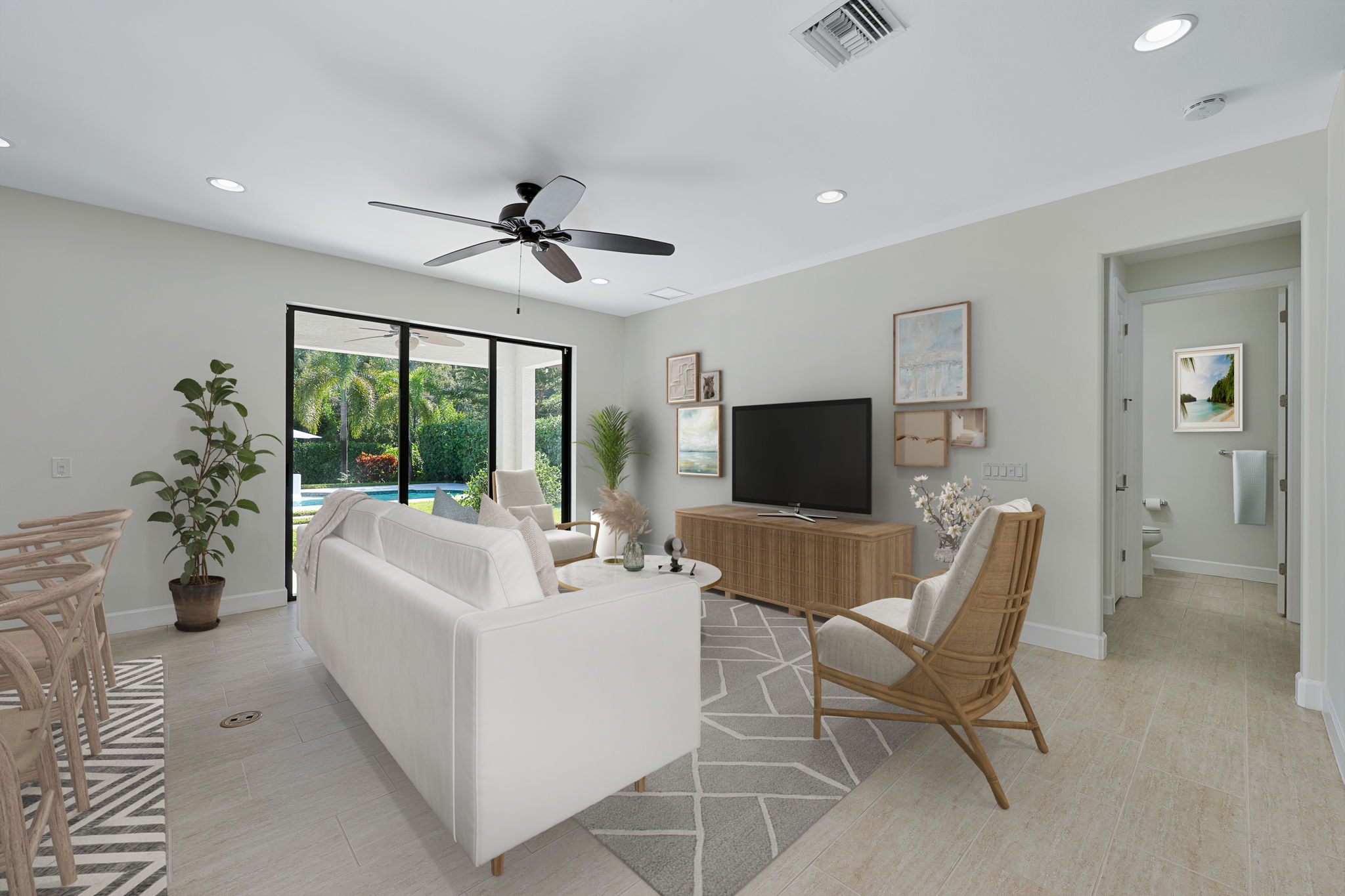 Living - Virtually Staged 3