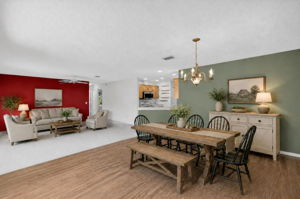 Living Dining Room-Virtually Staged