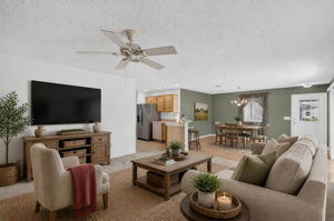 Living Dining Room-Virtually Staged