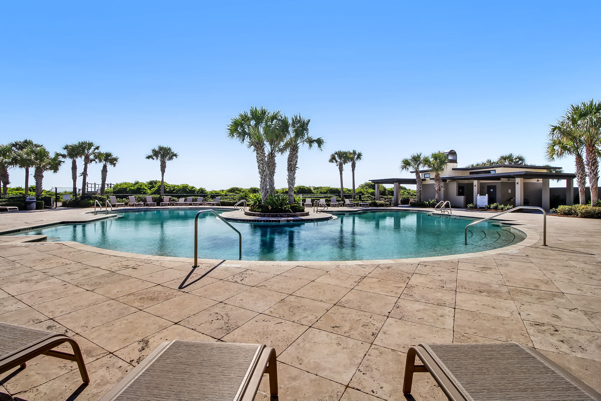 The refreshing Sea Dunes pool awaits after a day at the beach