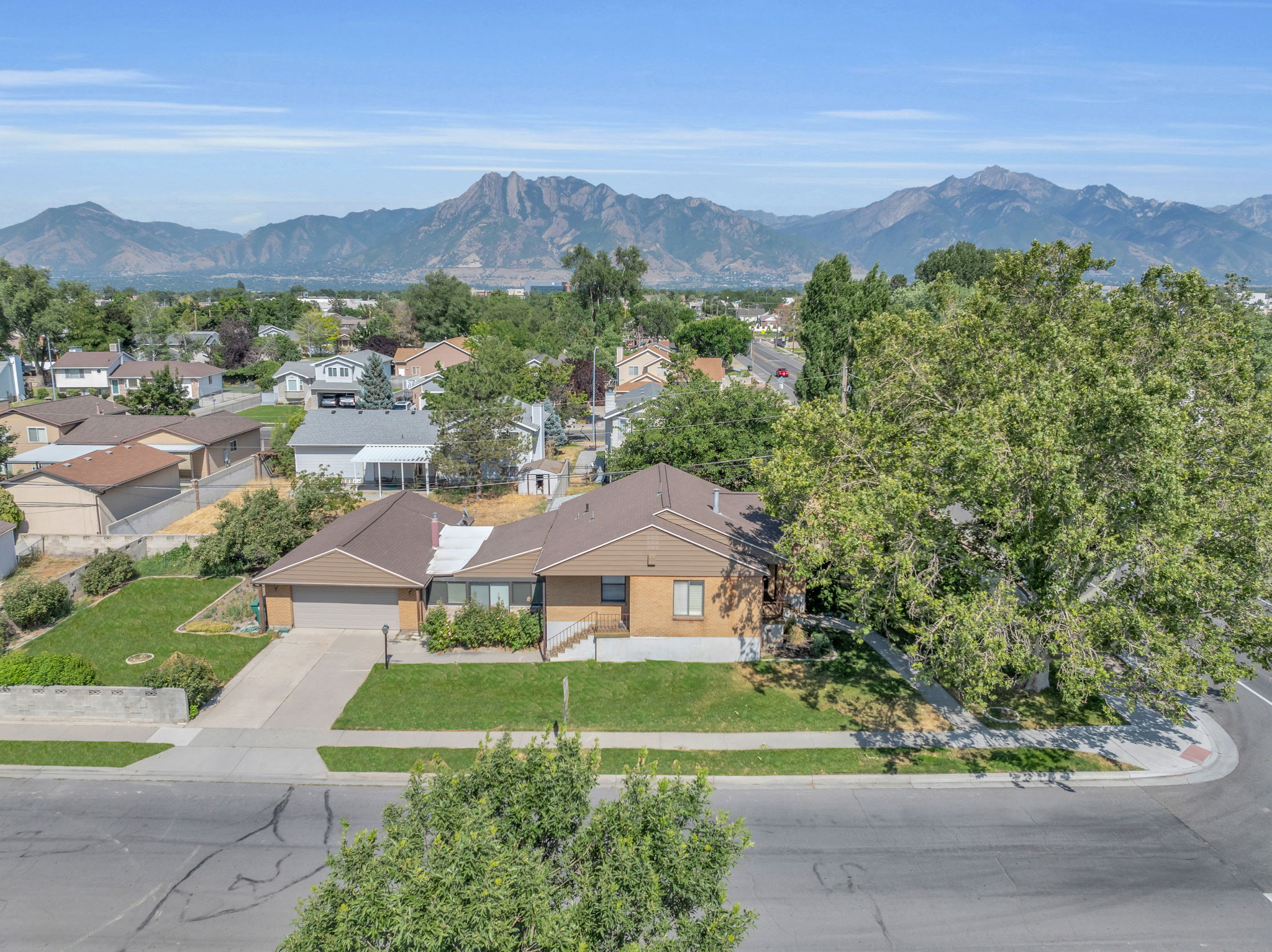 Aerial of home