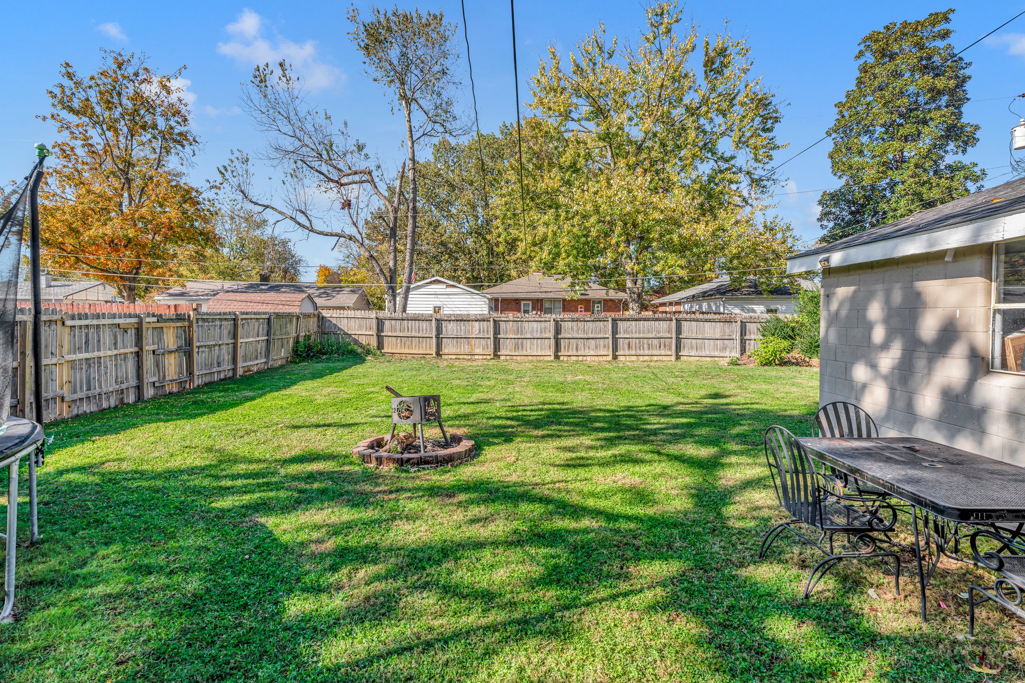 Fully Fenced Backyard