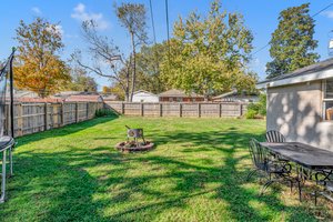 Fully Fenced Backyard