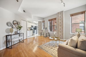 Sunlit Open Concept LR/DR