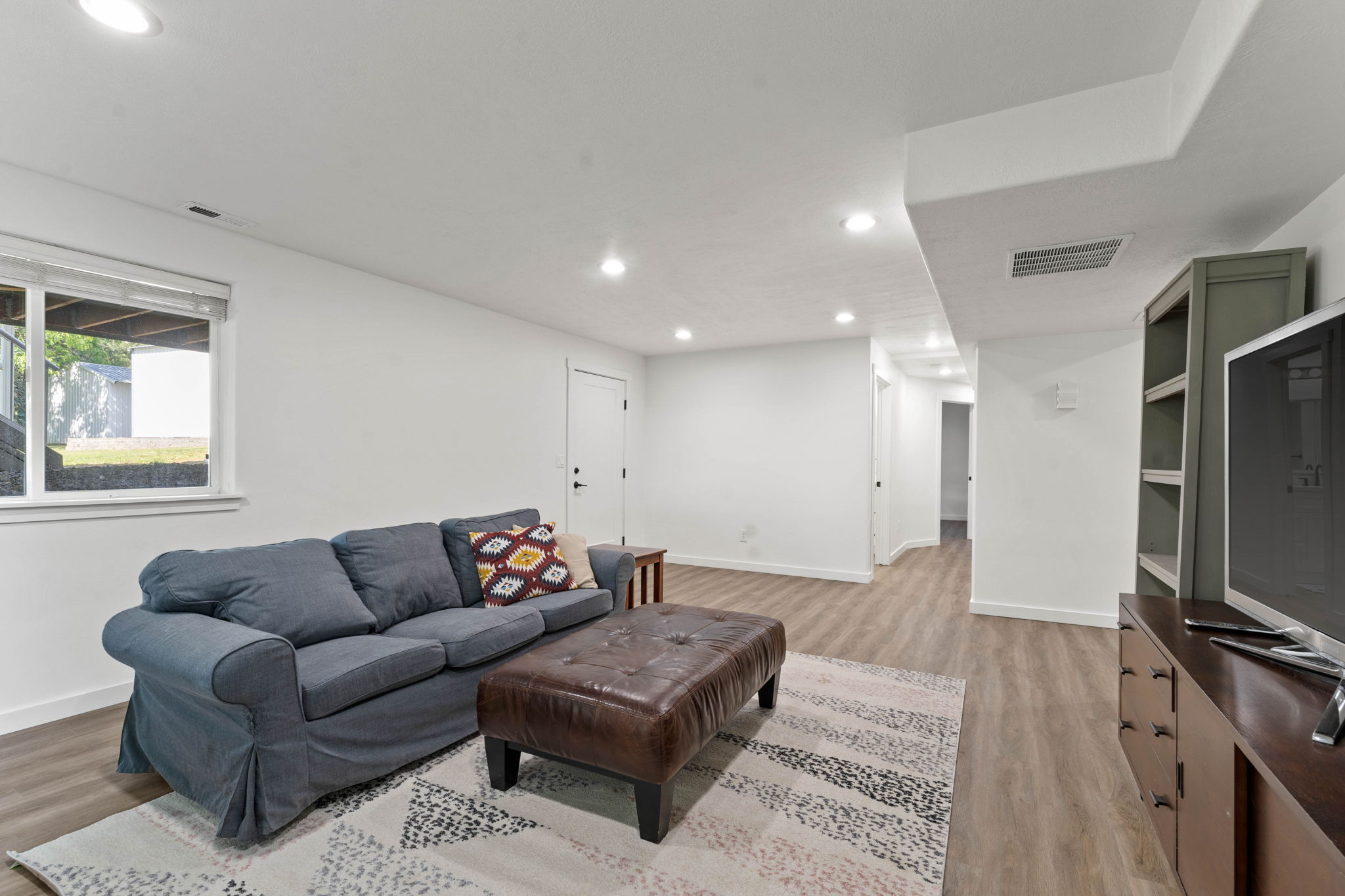 Basement living room