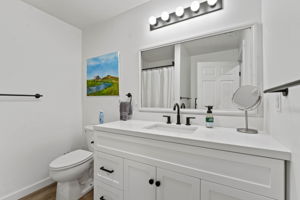 Basement bathroom