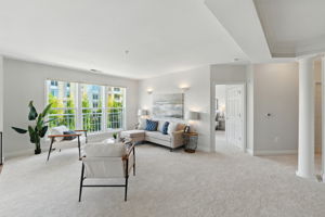 Bright and Airy Living Room with Serene views