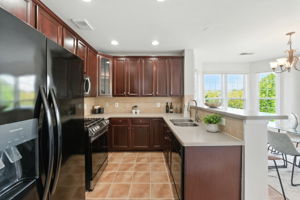Gourmet Kitchen w/ Rich Cabinetry