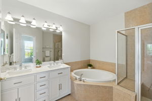 Primary  Bathroom w/ Soaking Tub & Separate Shower