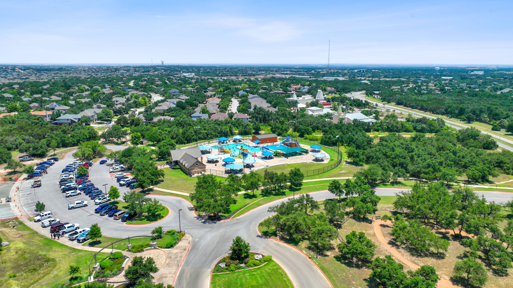 Playground and Water Park at Veteran's Memorial Park