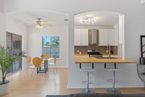 Freshly Updated Kitchen w/ Seating at Countertop