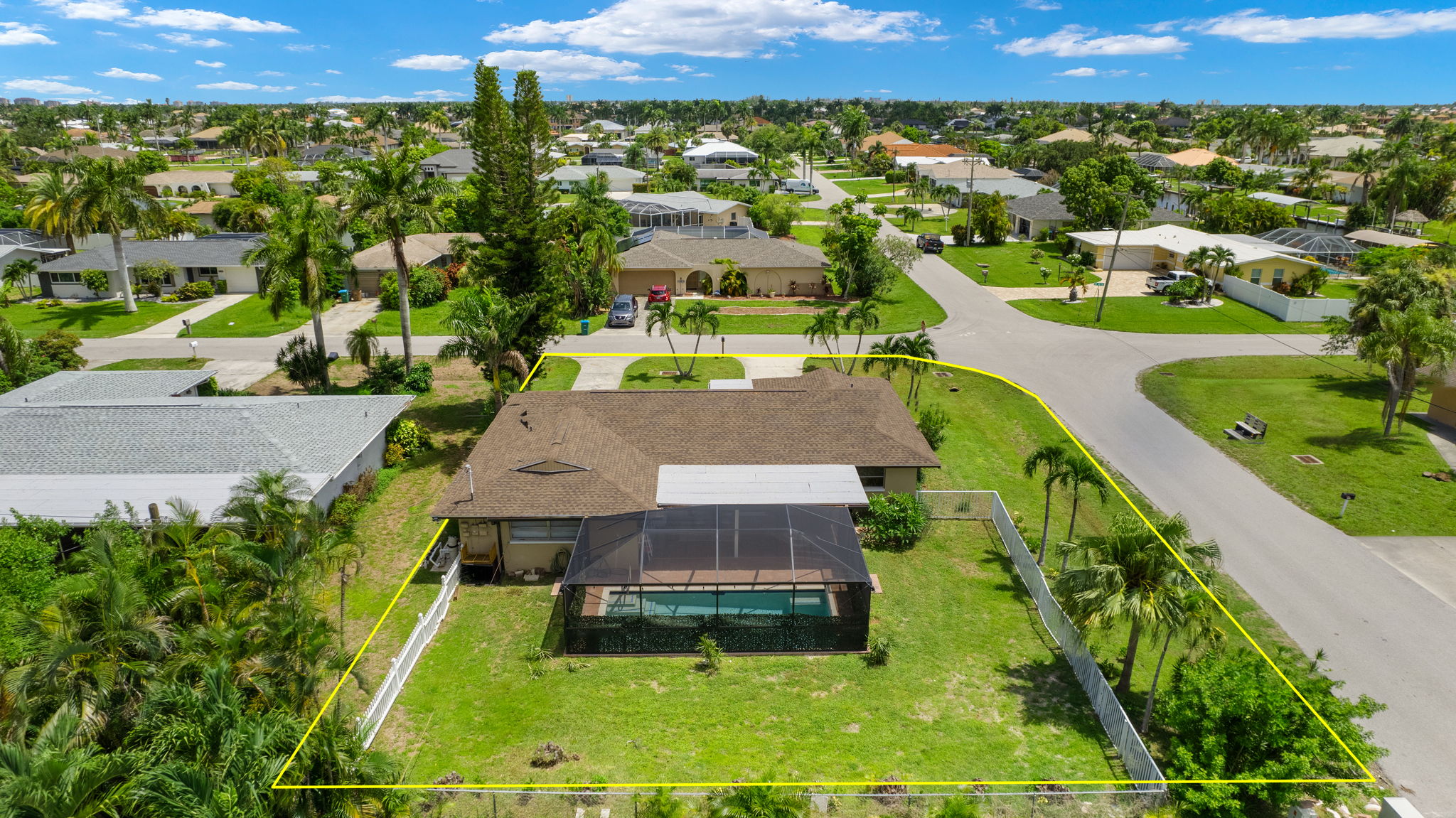 Aerial Rear Exterior 1 of 2 - lot lines