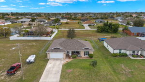Aerial Front Exterior