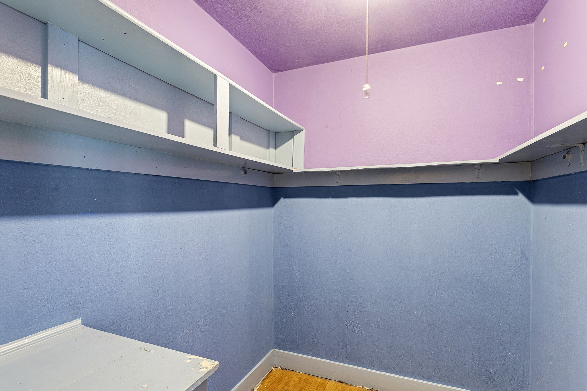 Colorful bonus nook ready for your wardrobe, workstation, or wildly creative studio vibes.