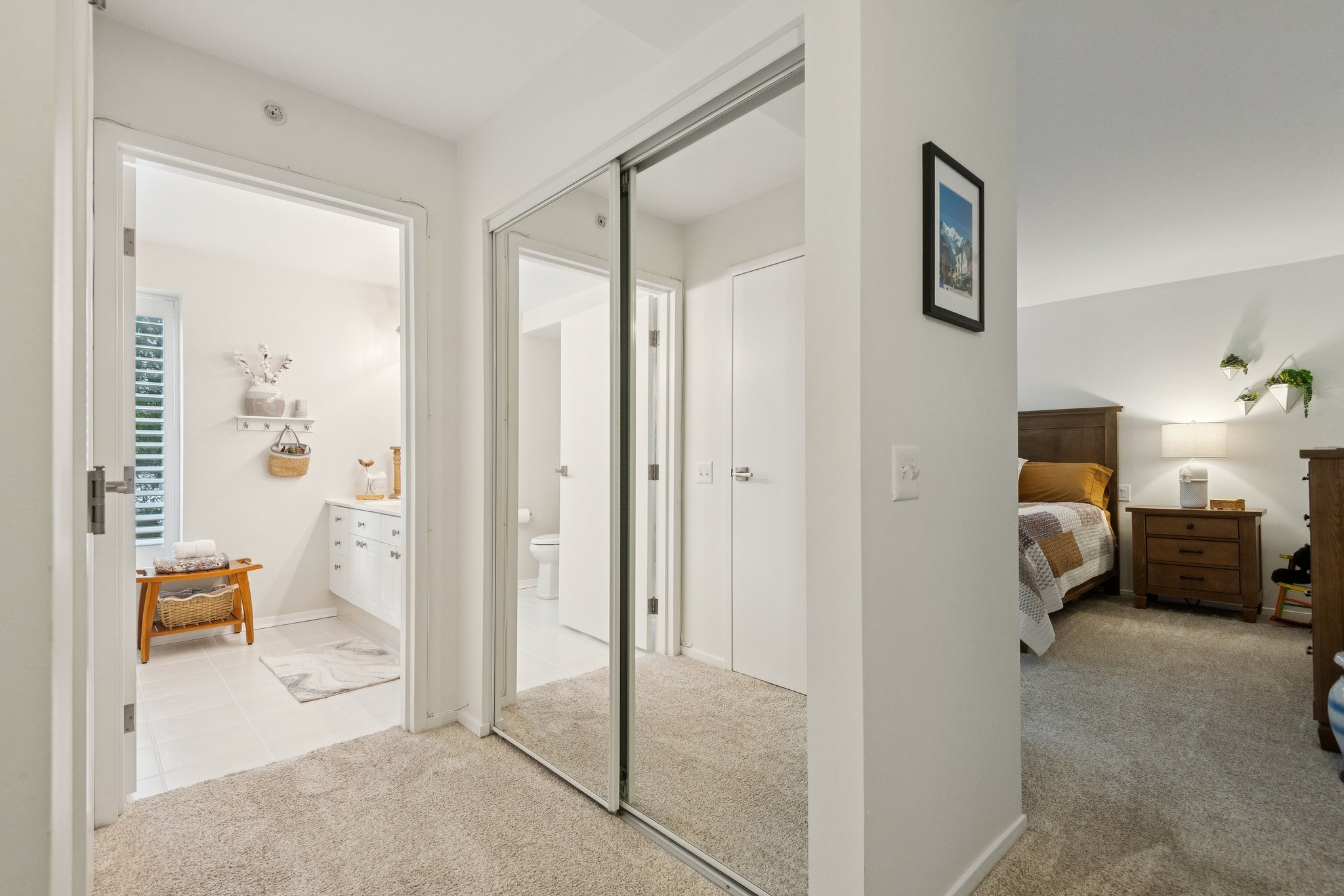 1633 2nd St Primary Bedroom closets and bathroom