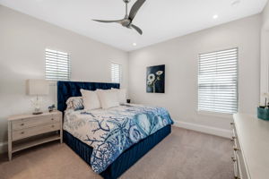 Private guest bedroom suite #1 complete with its own en-suite bath.