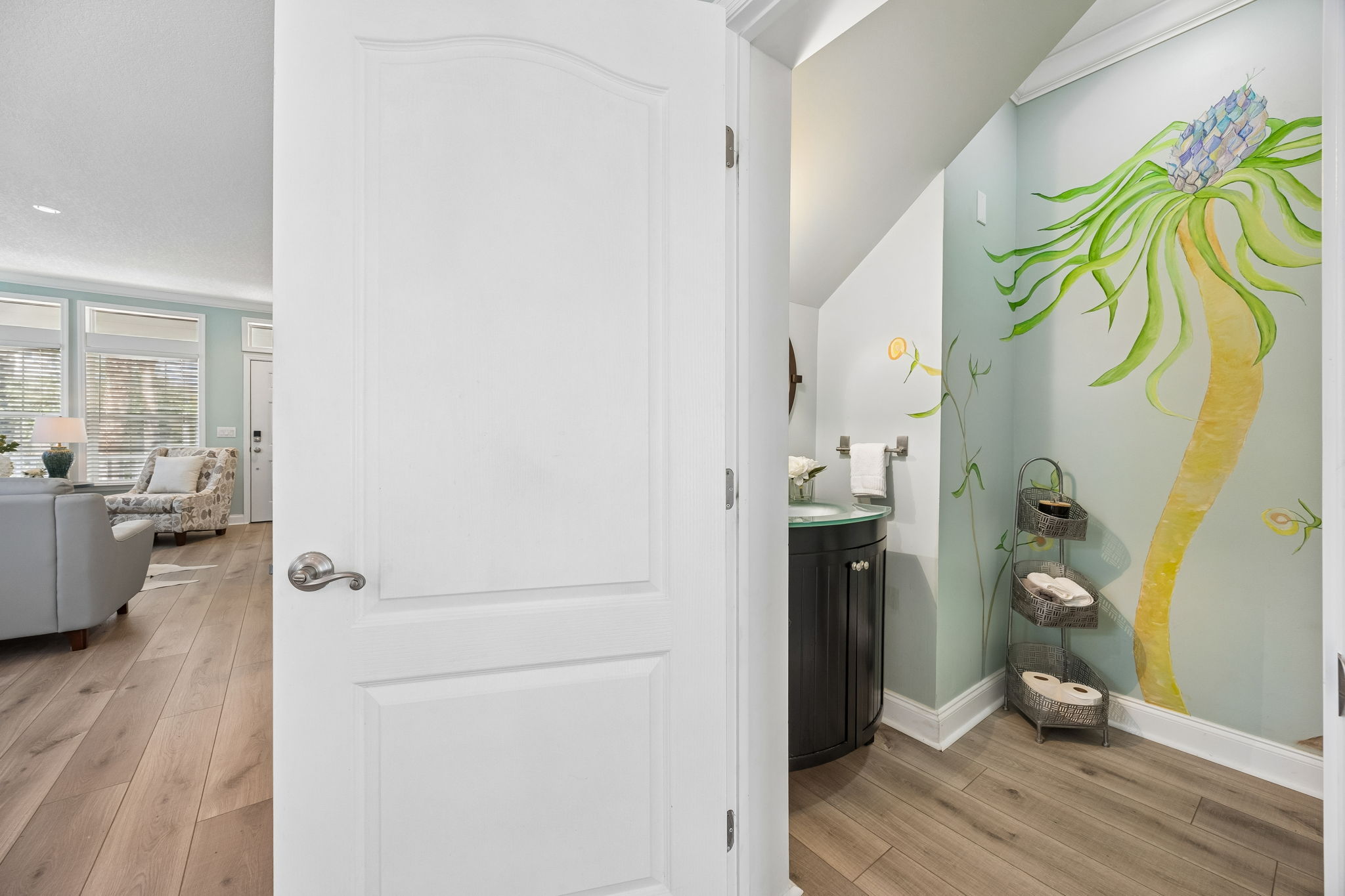 ... thoughtfully styled and conveniently placed on the main level for guests.