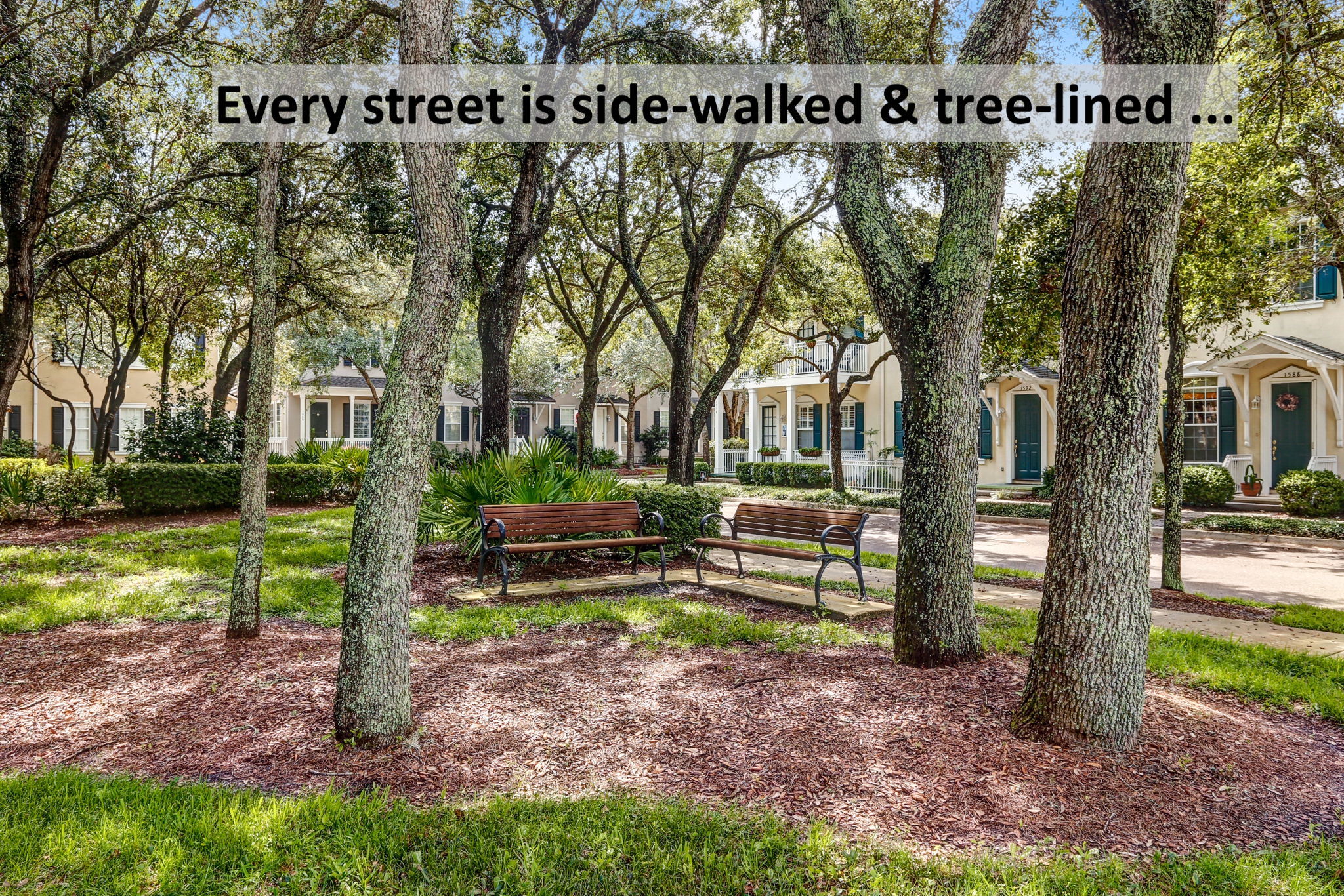... where tree-lined, sidewalk-laced streets and more than 50 green spaces create a setting unlike any other on Amelia Island.