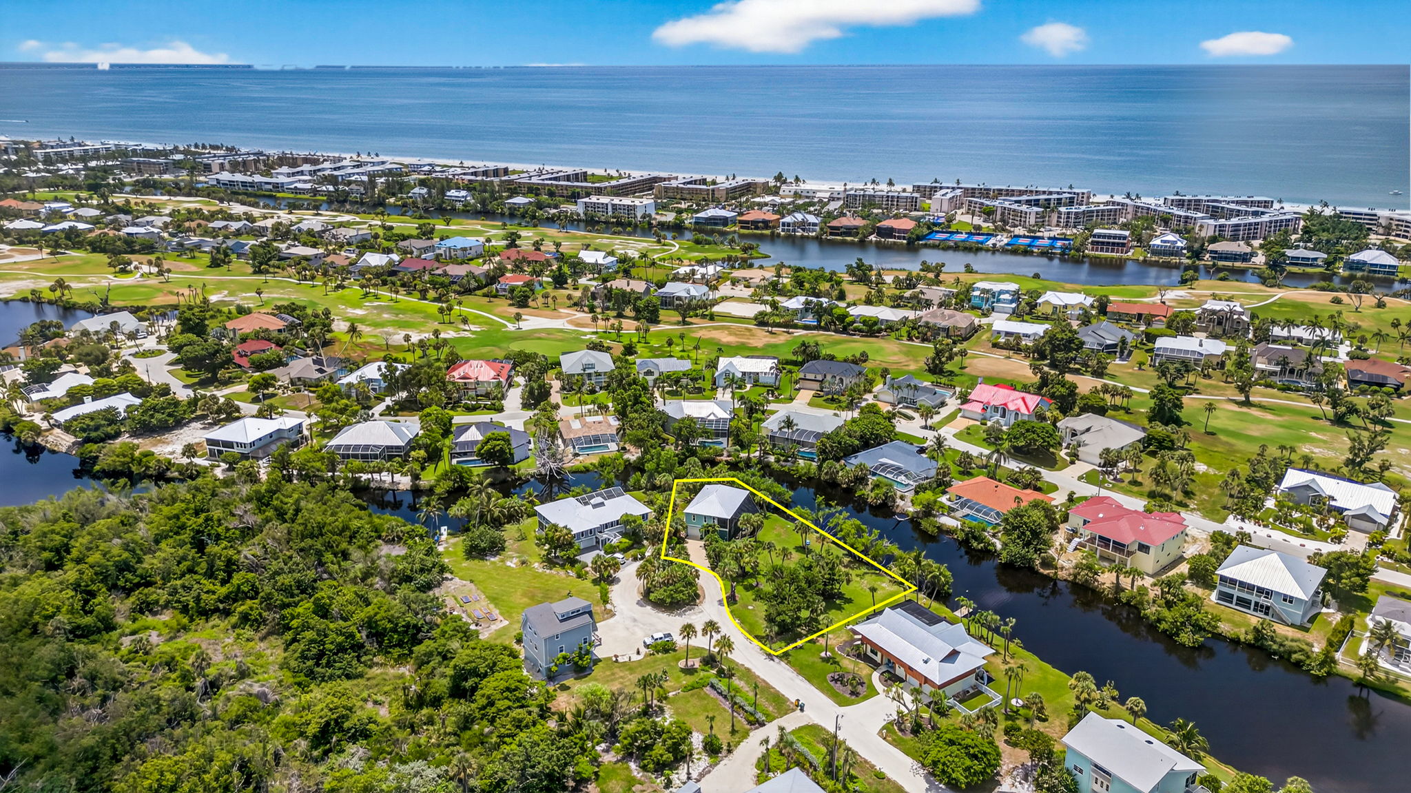 Aerial View 3 -Lot Lines