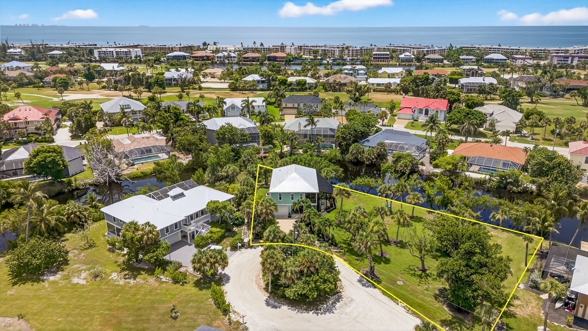 Aerial View 2 -Lot Lines