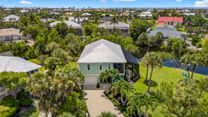 Aerial Front Exterior