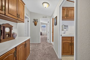 Hallway towards Primary Bedroom