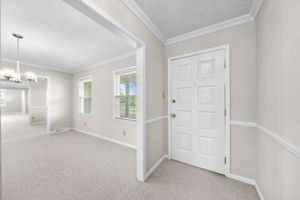 Foyer open to Dining