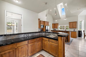 Open concept bar for entertaining