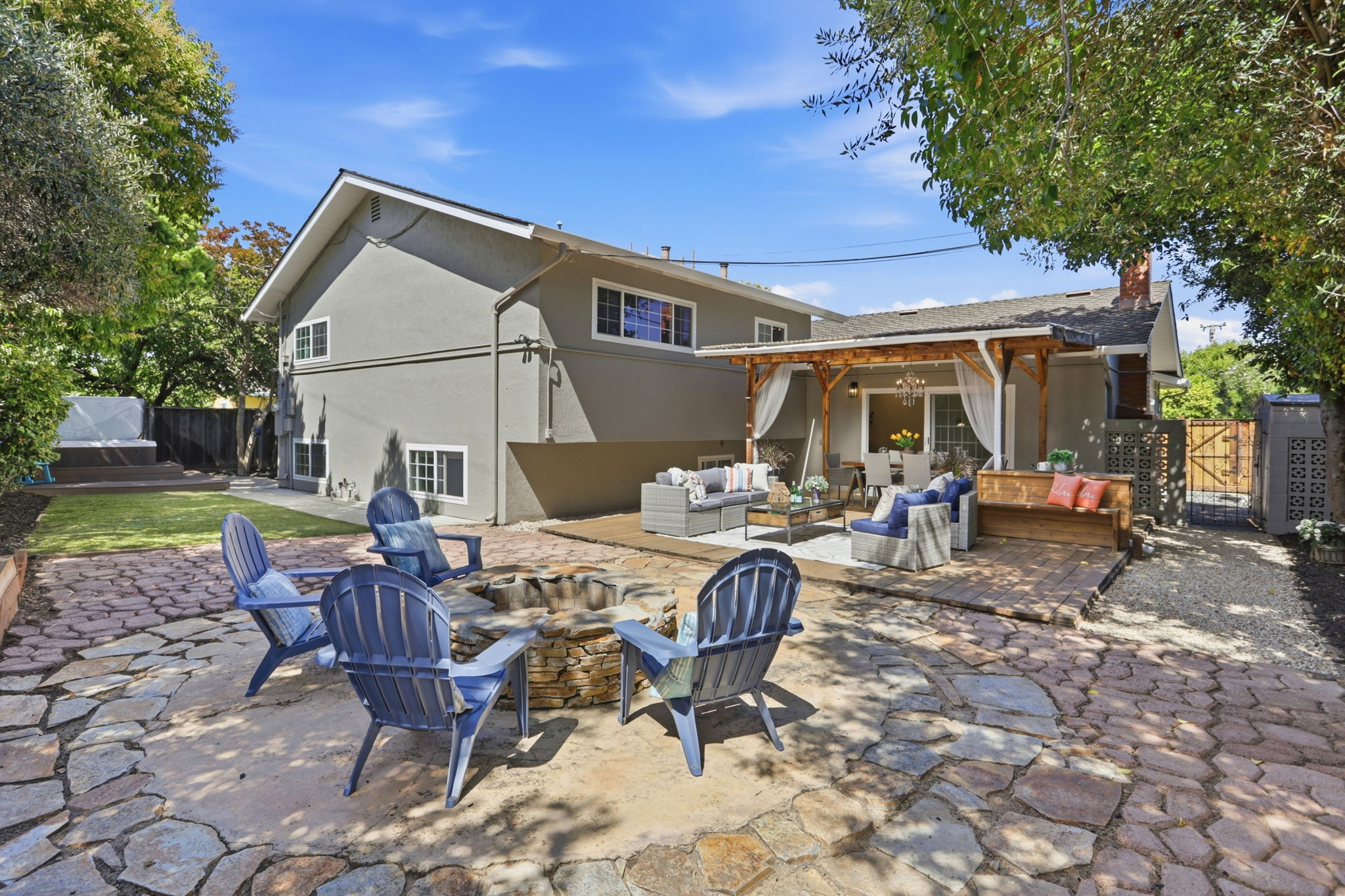 Backyard fire pit-Sit & Enjoy the moment