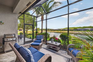 Gas is plumbed for an out door grill on lanai.