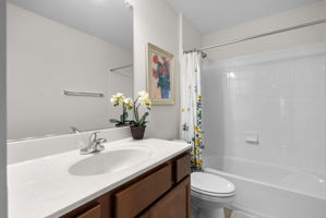 Full Bath on Upper Level