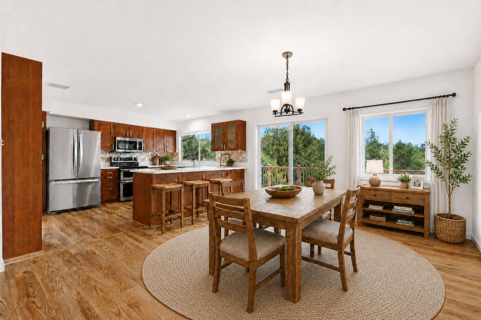 Dining Room Virtually Staged