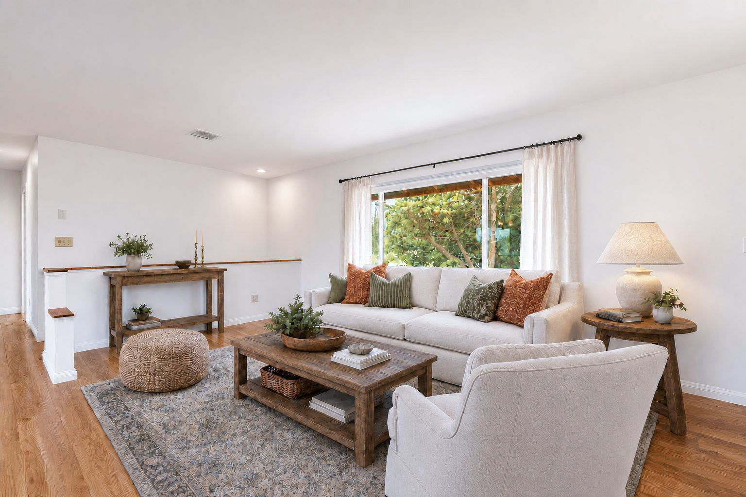 Living Room Virtually Staged