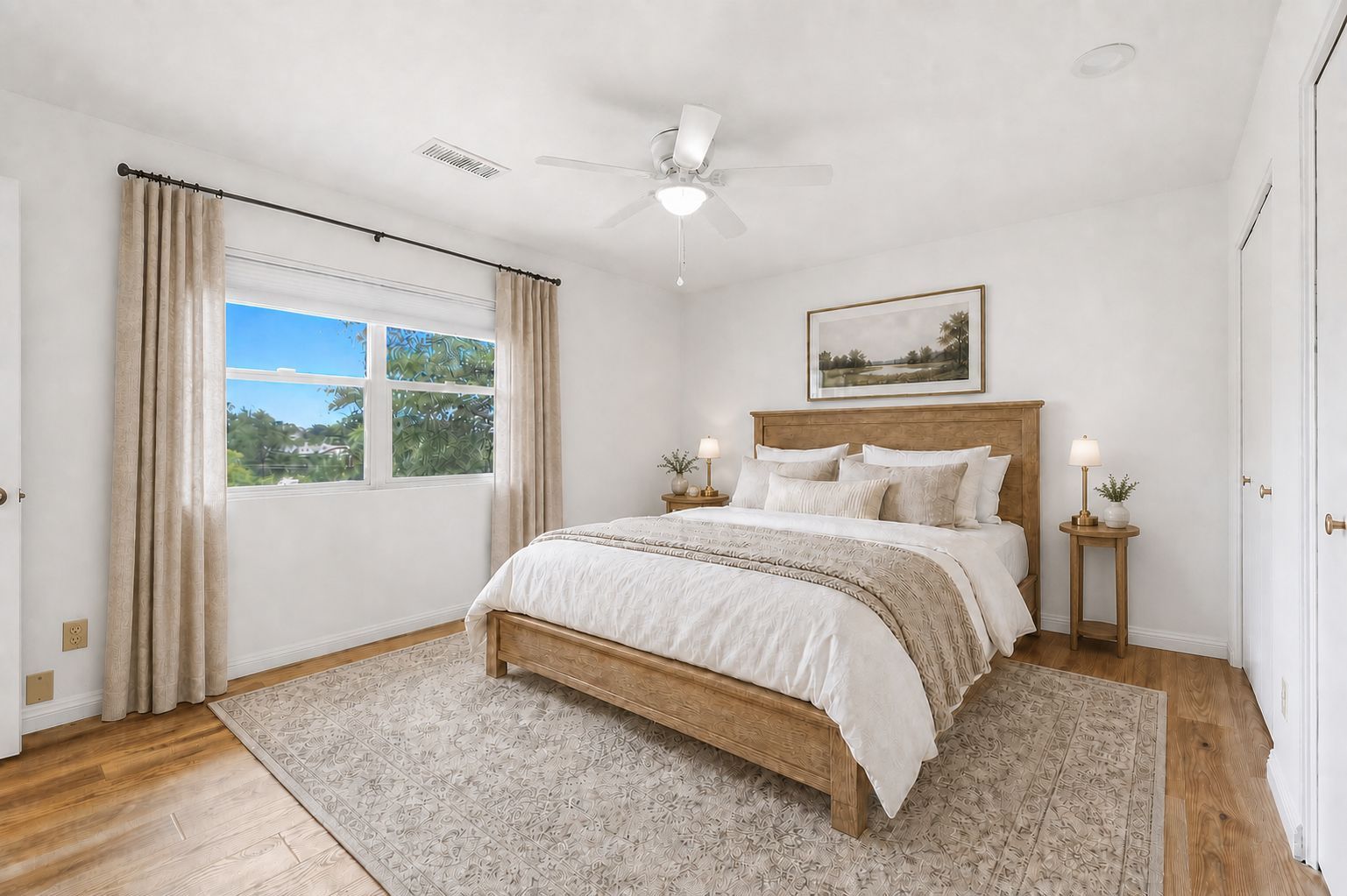 Primary Bedroom Virtually Staged