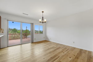 Dining Room with Deck Access