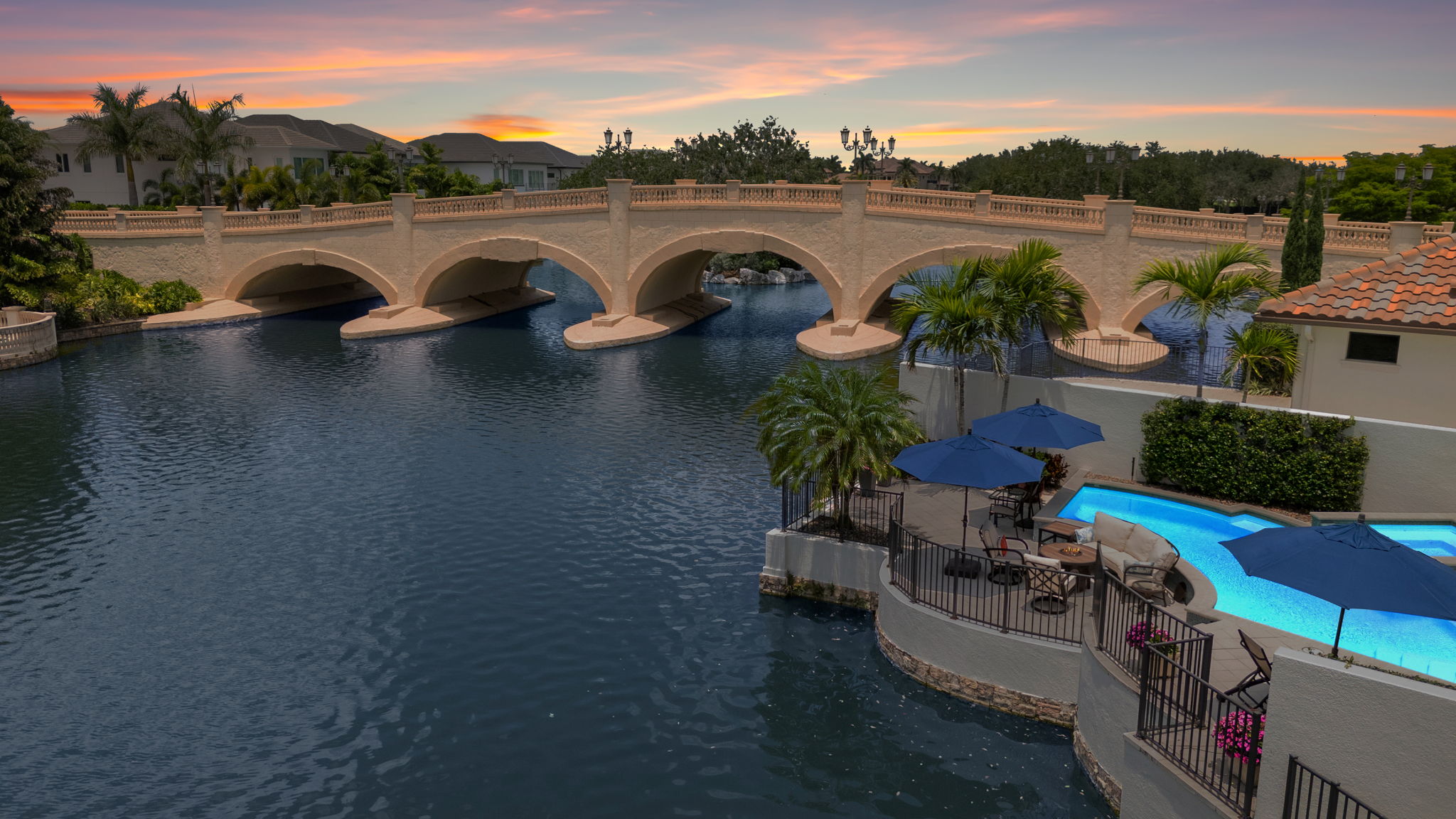 Aerial Rear View 3 - Dusk