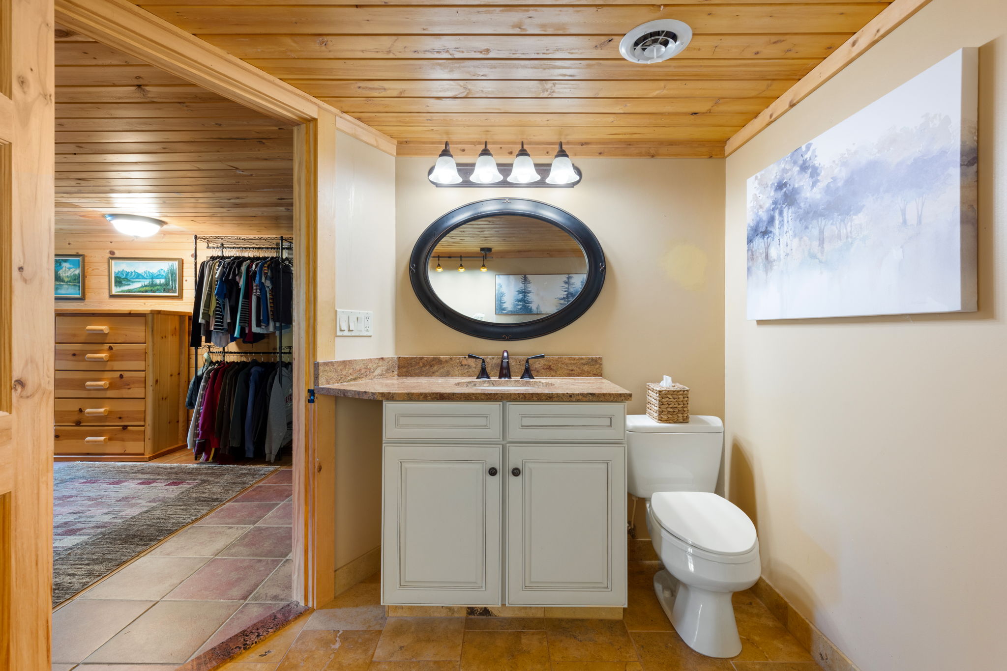Lower Level Bathroom + Steam Shower