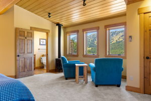 Upstairs Primary King Bedroom Sitting Area