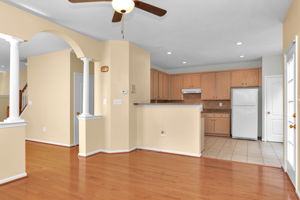 Family room off the kitchen!