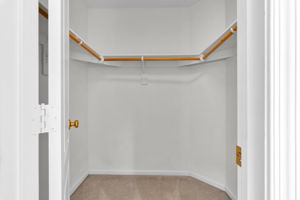 with walk-in closet!