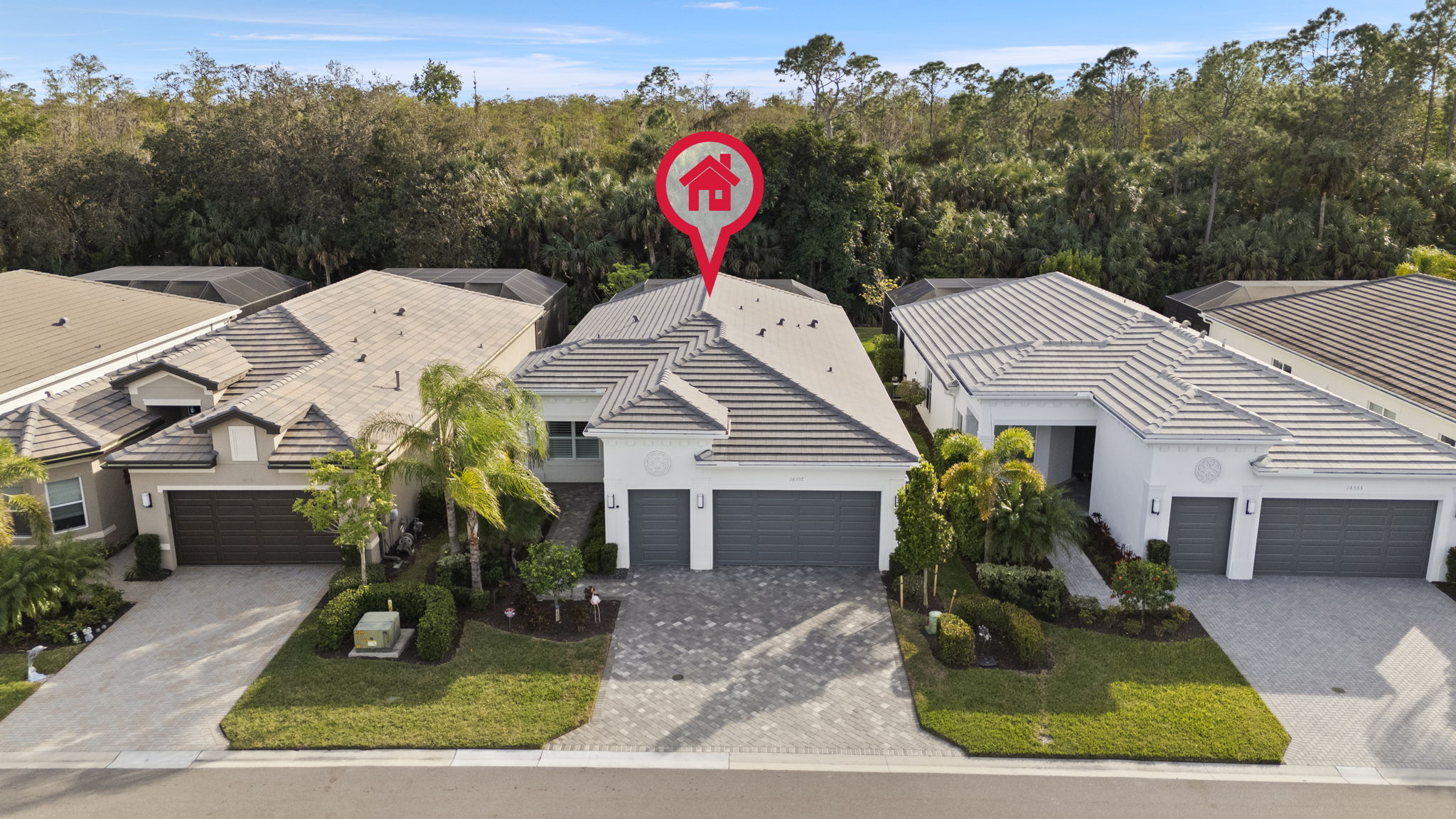 Aerial Front Exterior 1 of 3 -Marker